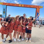 Nicole Richie Instagram - 1000 degrees. Level 10 energy. And 7 matching crawfish mini dresses. We really DID IT. #Jazzfest 🎷 New Orleans, Louisiana