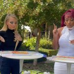Nicole Richie Instagram - Here are some photos of me, @theestallion, & my bearded dragon Speedy touching butts & taking selfies. Have a blessed weekend! #offtheleash #nikkifresh 👅🦎