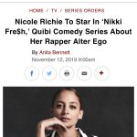 Nicole Richie Instagram - Ready to dance your ass off to music about organic fruits, vegetables, chickens & bees? Because i am. @quibi #NikkiFresh 🎤🌽🥦🐓🐝🍒.... 🍸?