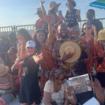 Nicole Richie Instagram - 1000 degrees. Level 10 energy. And 7 matching crawfish mini dresses. We really DID IT. #Jazzfest 🎷 New Orleans, Louisiana