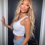 Nicole Scherzinger Instagram - Whatchu think of this tiramisu colored hair !? Hair: @dimitrishair Makeup: @miyakemakeup Styling: @highheelprncess