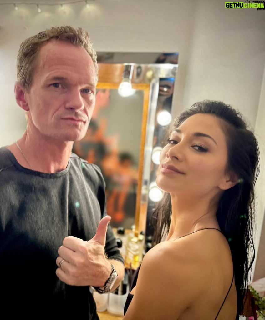 Nicole Scherzinger Instagram - Thank you so much @nph for coming to support us @sunsetblvdmusical 😘✨🌅 Love you!❤️ “We gave the world new ways to dream”