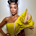 Nicole Scherzinger Instagram - Can we have a little commotion for the dress 💛☀️✨ Glam by: @miyakemakeup @robsalty @highheelprncess
