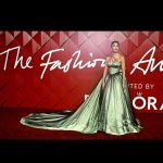 Nicole Scherzinger Instagram – Thank you @britishfashioncouncil for having us last night at the #FashionAwards 

A special thanks to British designer @patrick__mcdowell who designed my custom made gown from a biodegradable sustainable fabric 🌱

@davebenett @britishvogue @donjuliotequila @edward_enninful