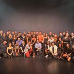 Nicole Scherzinger Instagram - LEGENDS… What a night to remember! Thankyou so much @lin_manuel and @jjabramsofficial for coming to our show @sunsetblvdmusical lysm! ♥️