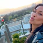 Nicole Scherzinger Instagram – Quick trip back to LA! I’ve missed you! 💃🏽😘
Thankyou @waldorfbevhills for the epic views 😍🌅
 #hiltonforthestay