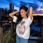 Nicole Scherzinger Instagram – Quick trip back to LA! I’ve missed you! 💃🏽😘
Thankyou @waldorfbevhills for the epic views 😍🌅
 #hiltonforthestay