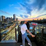 Nicole Scherzinger Instagram – Quick trip back to LA! I’ve missed you! 💃🏽😘
Thankyou @waldorfbevhills for the epic views 😍🌅
 #hiltonforthestay