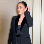 Nicole Scherzinger Instagram - You are the architect of your own success story. 🖤 Makeup - @taishamakeup Hair - @theofficiallewispallett Wardrobe - @rebeccavallance Photography - @taishamakeup