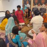 Nidhi Jha Instagram - सालों की इंतज़ार आज ख़त्म करनी ही थी, मेरे राम लल्ला आएँ है, आज ख़ुशी तो बयान करनी ही थी॥ A day whole heartedly always to be remembered as! ♥️🧿 Thank you @singhakshara @munnadubeyofficial @aparnna.mallik @iam_tusharjha @shrutirao24 @radhasingh.official @gunjanpant_official @asliprachisingh @theritika_sharma @divyasharma07860 and everybody else for being a part of this holistic, magical, auspicious & to an amazing memorable evening indeed. Cheers!♥️ JAI SHRI RAM🔱