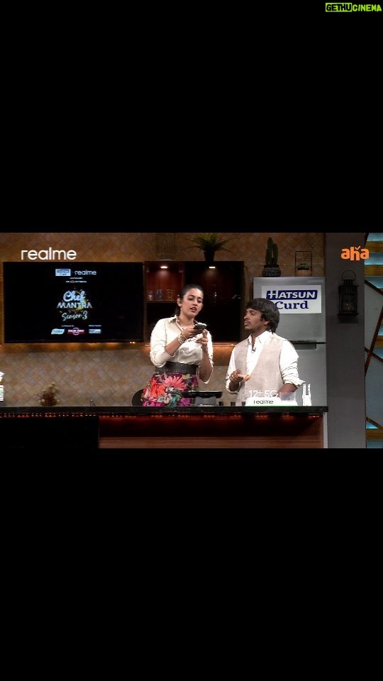 Niharika Konidela Instagram - This season expect the unexpected with New realme 12 plus 5G and Niharika in chef mantra S3. #realme12Plus5G #realme12PortraitMaster #realme12Series5G #realme12seriesSaleisLive #realme12 5G2