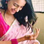 Niharika Konidela Instagram - What your favourite thing in pink? Mine are these మట్టి గాజులు 🩷