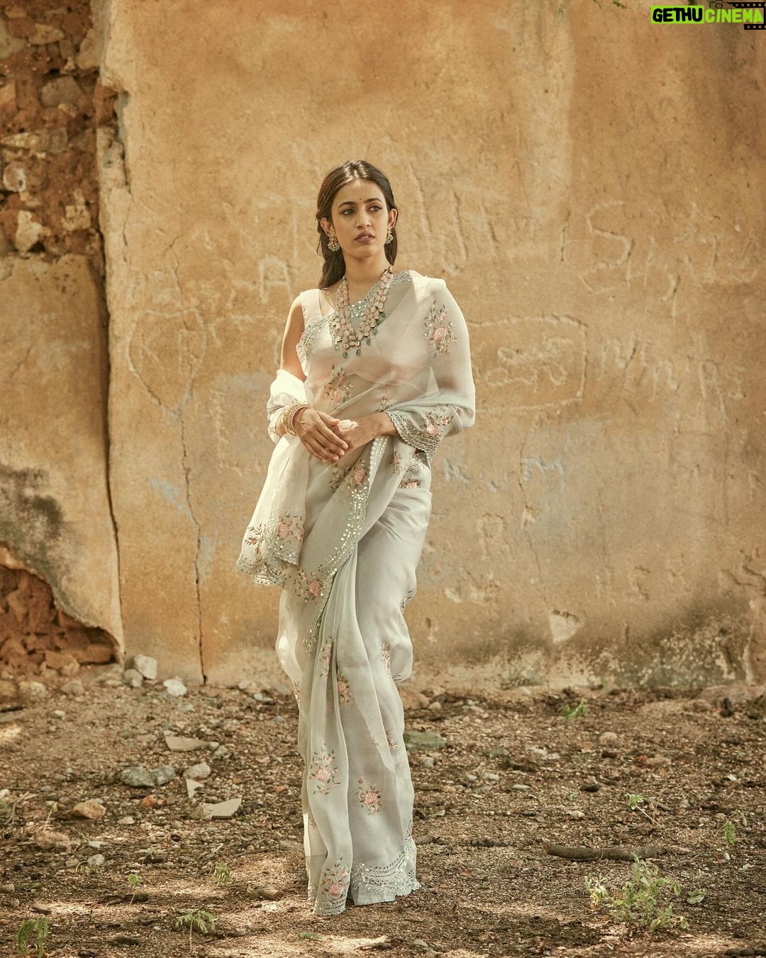 Niharika Konidela Instagram - Celebrating Goddess Kalarathri, Grey depicts destruction and liberation 🩶 . Shot by @arifminhaz Styled by @prashantiramesh HMU @ravi_pasupuleti Photo Asst @__azmathajju @thema.rudrani Styling Asst - @phani__reddy