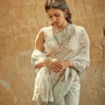 Niharika Konidela Instagram - Celebrating Goddess Kalarathri, Grey depicts destruction and liberation 🩶 . Shot by @arifminhaz Styled by @prashantiramesh HMU @ravi_pasupuleti Photo Asst @__azmathajju @thema.rudrani Styling Asst - @phani__reddy