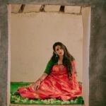 Niharika Konidela Instagram - Goddess Chandraghanta, a symbol of beauty and bravery Red signifies fierce and valiance. Shot by @arifminhaz Styled by @prashantiramesh Jewels @shopkitakaturi HMU @ravi_pasupuleti Photo Asst @__azmathajju @thema.rudrani Styling Asst - @phani_reddy