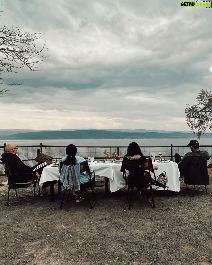 Niharika Konidela Instagram - Sundowner by the lake!😍 #familia Lake Nakuru National Park, Kenya