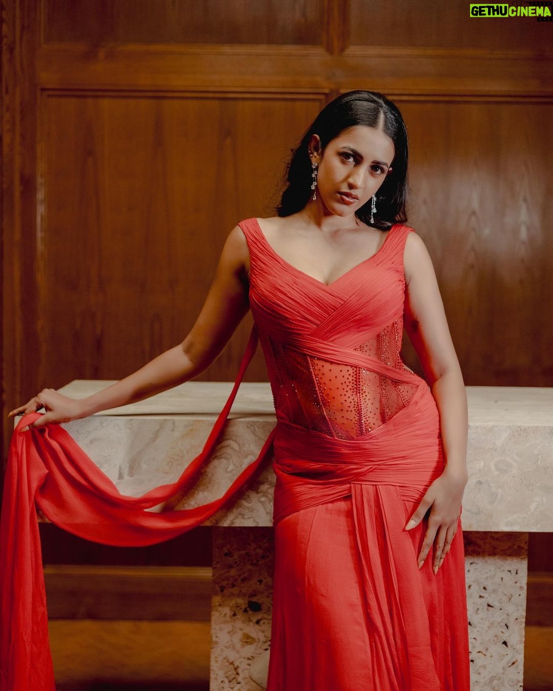 Niharika Konidela Instagram - 🥀 . Styled by @ashwin_ash1 & @hassankhan_3 Wearing @taruntahiliani HMU @alankarmakeupstudio Clicked by @thehouseontheclouds