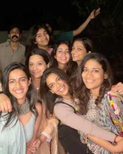 Niharika Konidela Instagram - Behind the scenes from our Sankranthi! 🩷🤍