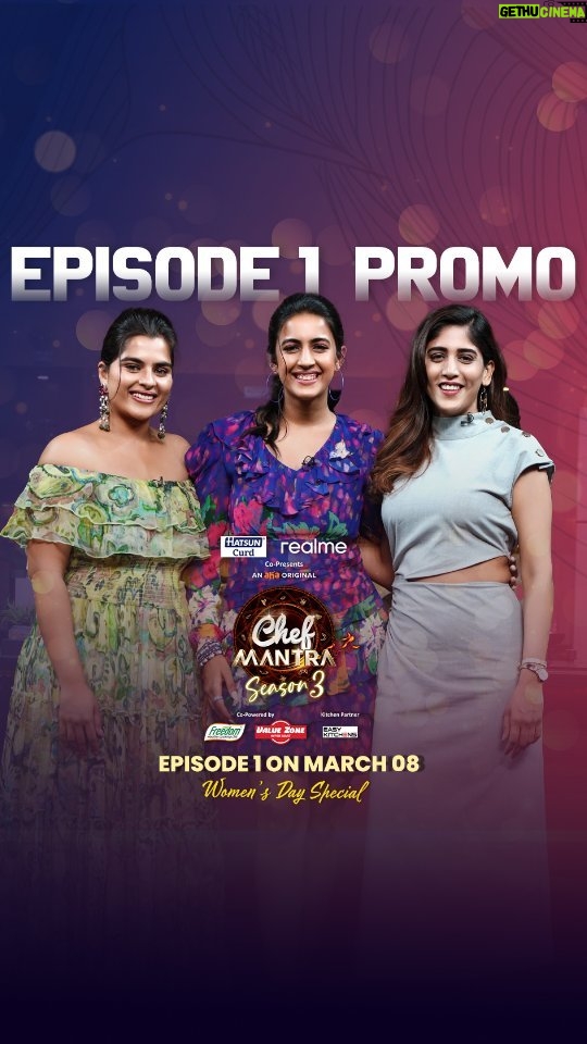 Niharika Konidela Instagram - అల్లరి మాంత్రిక.. మన నిహారిక !!😍 Chef Mantra 3 తో.. Entertainment ki No Breaks ఇక!!🤩👇 @kavya_kalyanram & @ chandini.chowdary are here with Womens Day Special Episode!! Episode 1 on 8th March - Stay Tuned!! #ChefMantraOnAha Every Friday @ 8pm. @niharikakonidela @chef_mantraa @chandini.chowdary @kavya_kalyanram @yadamma_raju #WomensDaySpecial #Entertainment #ChefMantraSeason3 #ChefMantraOnaha #chefmantra @freedomhealthyoil @valuezonehypermart @hatsunofficial @be_easykitchens @realmeindia #realme12Plus5G #realme12PortraitMaster #realme12Series5G #realme12seriesSaleisLive #realme125G