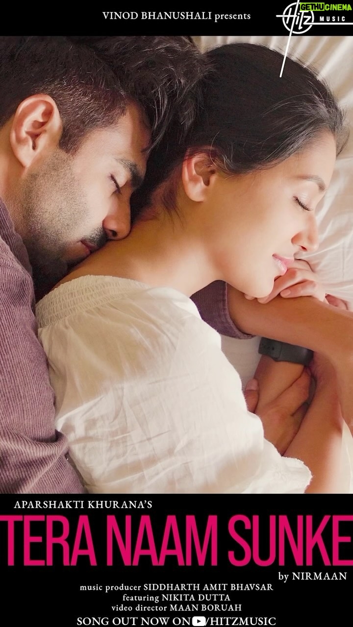Nikita Dutta Instagram - The heartbreak anthem of the season is here. 💔 @aparshakti_khurana's #TeraNaamSunke is out now on @hitz.music.official Watch now: Link in bio @nirmaan01 @musicwaala @nikifying @maan_boruah @kamalsinghh_ @vinod.bhanushali