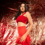 Nikita Dutta Instagram - This counts as manifesting only red heart emojis for the remaining days this year ♥️♥️♥️ . . . . 📸: @deepak_das_photography Styled by @vidyulaa Assisted by @fpramod Make up: @poonamsrv Hair: @guddetisavvy Outfit: @labelvirgoism