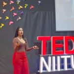 Nikita Sharma Instagram - I had the pleasure of delivering my 9th TEDx talk at @tedxniituniversity 🎤 It was an absolute honour speaking to the lovely audience and talking about how and why “YOU ARE IT” ♥️ The best part of the video is the second half. 🥹 Moments like these absolutely make my day. Thank you for having me @tedxniituniversity ✨ #feelitreelit Motivate, Inspire, Grow, Thankful, Grateful, Blessed, TED, Speaker, TEDx