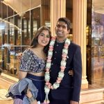 Nikita Sharma Instagram - It’s the 3rd picture for me 🥹 My best friend is all grown up! ♥️ 13 years of knowing you and and me finally crying tears of joy at your wedding. Feels like a full circle moment. ☺️✨ My lehenga is by @the_adhya_designer ✨ Chennai, India