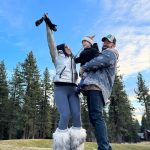 Nikki Garcia Instagram - We are Tahoe NYE ready!!! ❄️🎿☃️🎊🥳 Daddy thinking he’s really funny lol @theartemc Daddy is very ready!!