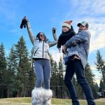 Nikki Garcia Instagram - We are Tahoe NYE ready!!! ❄️🎿☃️🎊🥳 Daddy thinking he’s really funny lol @theartemc Daddy is very ready!!