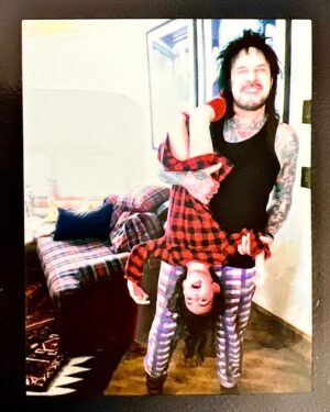 Nikki Sixx Instagram - Perfect Sunday-Pajamas all day,snowing outside, @rams game on tv, fireplace crackling and @how2girl about to make fresh bread.  I can’t say enough about the gifts of sobriety but I’d say it’s pretty damn obvious from where I’m sitting today. ⛄️ Polaroid by @leica_camera Sofort 2