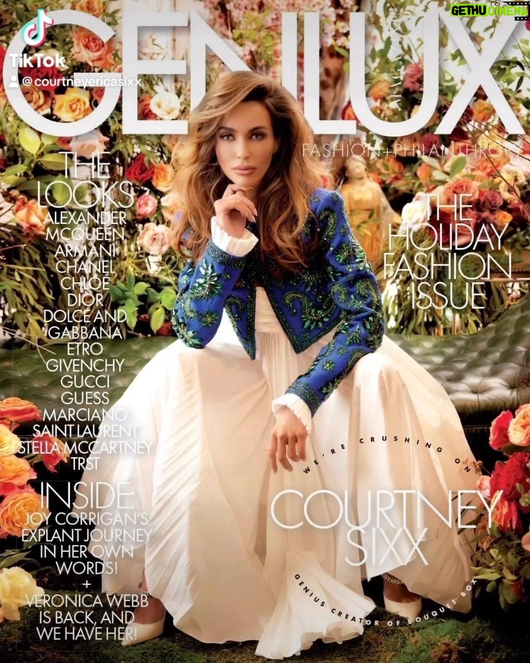 Nikki Sixx Instagram - Thank you GenLux Magazine for the incredible cover and editorial! I love it!!! @Bouquet Box @jedorajewelry @chromeheartsofficial @genlux #bouquetbox #mybouquetbox #genlux #chromehearts #jedora