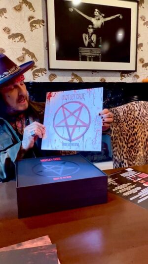 Nikki Sixx Instagram - IT’S HERE! 🔥🔥 Celebrate 40 years of Mötley Crüe’s genre-defining album SHOUT AT THE DEVIL 🤘

Newly-remastered 40th Anniversary Limited Edition Super Deluxe Box Set featuring 7 rare demo tracks; reproductions of the original 7” singles “Too Young To Fall In Love” & “Looks That Kill”; a Pentagram Séance Board, Devil Board w/ Metal Planchette; Metal 7” Adapter; Lithographs; Tarot Cards; Devil Candle Holder & more! 🔥

Also available as Digital Deluxe and Limited-Edition physical configurations: Picture Disc, LP Replica CD, Lenticular CD & more. 📀📀

ORDER NOW: 🔗 motley.com 🔗