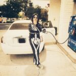 Nikki Sixx Instagram - When your 4 year old tells you to dress like a skeleton and you have two back ups in the closet. Los Angeles, California