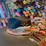 Nikki Sixx Instagram - Couple new tour hats designed by @davidgilm0re at @kemosabe1990 here in Jackson. Heading south for band rehearsals in a few weeks. Can’t wait- Also looking forward to trying to get a speeding ticket in the Turbo S. Jackson, Wyoming