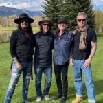 Nikki Sixx Instagram - @nikkisixxpixx @wallyingram @rickallenlive @mattsorum @ravendrumfoundation ♥️♥️🎶🎶🪘🪘-Raven Drum just wrapped up their inaugural Mountain Rhythm Reset in Jackson, WY.  Founded more than 20 years ago by Def Leppard’s Rick Allen and his wife Lauren Monroe, the foundation serves, educates and empowers trauma survivors and communities in crisis, with a focus on Veterans and first responders. By integrating advocacy, storytelling, music and arts programs and events, they bring the tools and experiences of complementary and alternative medicine (CAM) to support and inspire mental health, resiliency, and unity. You can support Raven Drum’s mission but visiting Drummers.givesmart.com to bid on some rock memorabilia and experiences, including one of my signature signed Bass guitars now through Veterans Day, 11/11 Jackson, Wyoming
