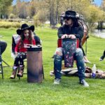 Nikki Sixx Instagram - Today at @ravendrumfoundation.Thank you for the spiritual tune up.. 🪘 ❤️ 🎶 🙏🏼 Jackson, Wyoming