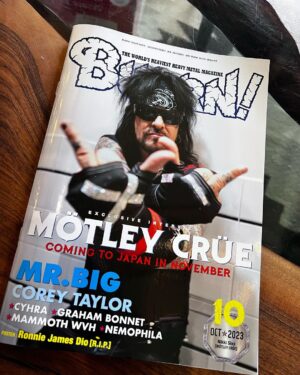 Nikki Sixx Instagram - New Burrn magazine is out. Just in time for our 🇯🇵 shows… @motleycrue Also hoping to sneak in some photography in one of my favorite places to tour-visit. @nikkisixxphotography