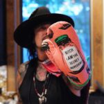 Nikki Sixx Instagram – I’m lucky my wife lets me anywhere near a kitchen ( open flames) but honestly the last year or so I’ve come to really enjoy cooking. Feels very creative. I know @tommylee has been cooking for years( Amazing cook ) and we talk about how relaxing it is.  BTW we upped our fire insurance just in case…. And yes it’s sexy as Fück to make dinner with your wife. 📸 by @how2girl Jackson, Wyoming