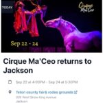 Nikki Sixx Instagram – Had a killer time at @cirquemaceo tonight.  Carnival Of Sins? 🎪 Jackson, Wyoming