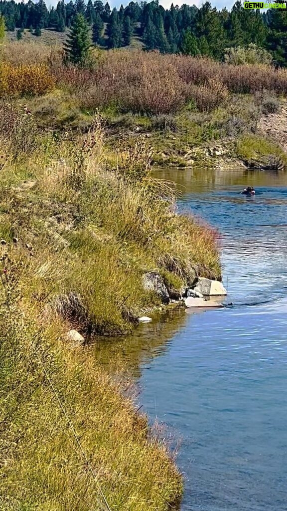 Nikki Sixx Instagram - When your fishing on the Snake River and tourists decide to snorkel in front of you. Comments welcome. 🎣 💣 Grand Teton National Park