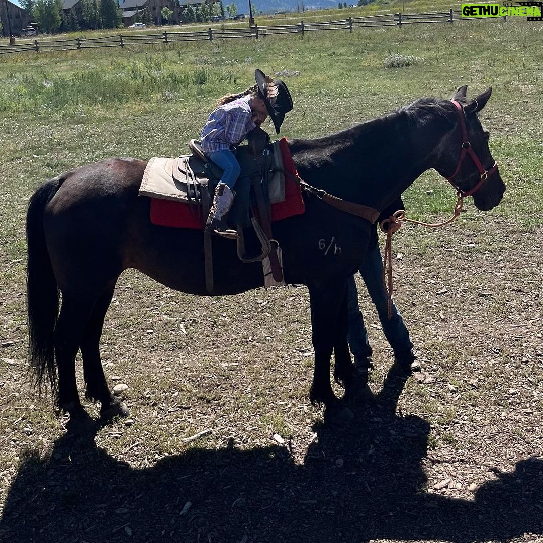 Nikki Sixx Instagram - Hard day at work- Wyoming