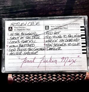 Nikki Sixx Instagram - Who remembers cassettes?
I don’t own a cassette player or I would listen to it. Not sure if these are the demos or the album. @motleycrue