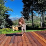 Nikki Sixx Instagram - Wild leopard on the deck upon finding out there was an actual wild bear out on the property this morning. I guess we could call her a scaredy cat? (dad joke) but then again I am a dad. Irony and too much coffee. Nice to be off the road and back into nature….. Thanks Annie for the head up. 🐻 Jackson, Wyoming