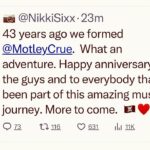 Nikki Sixx Instagram - 🎂 ❤️ 🏴‍☠️ Hollywood, California
