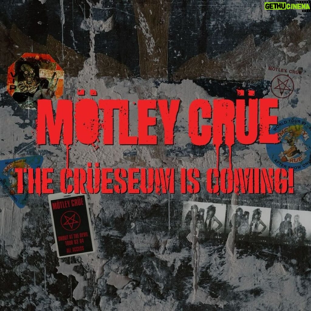 Nikki Sixx Instagram - Repost from @motleycrue • #Crüeseum is coming! ⚔ Sign up now for early access into the world’s most notorious museum. 💥 🔗 Link In Bio 🔗