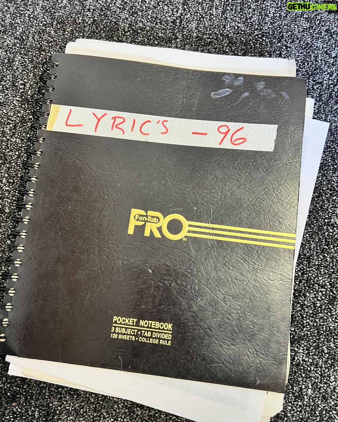 Nikki Sixx Instagram - Going through boxes in storage.