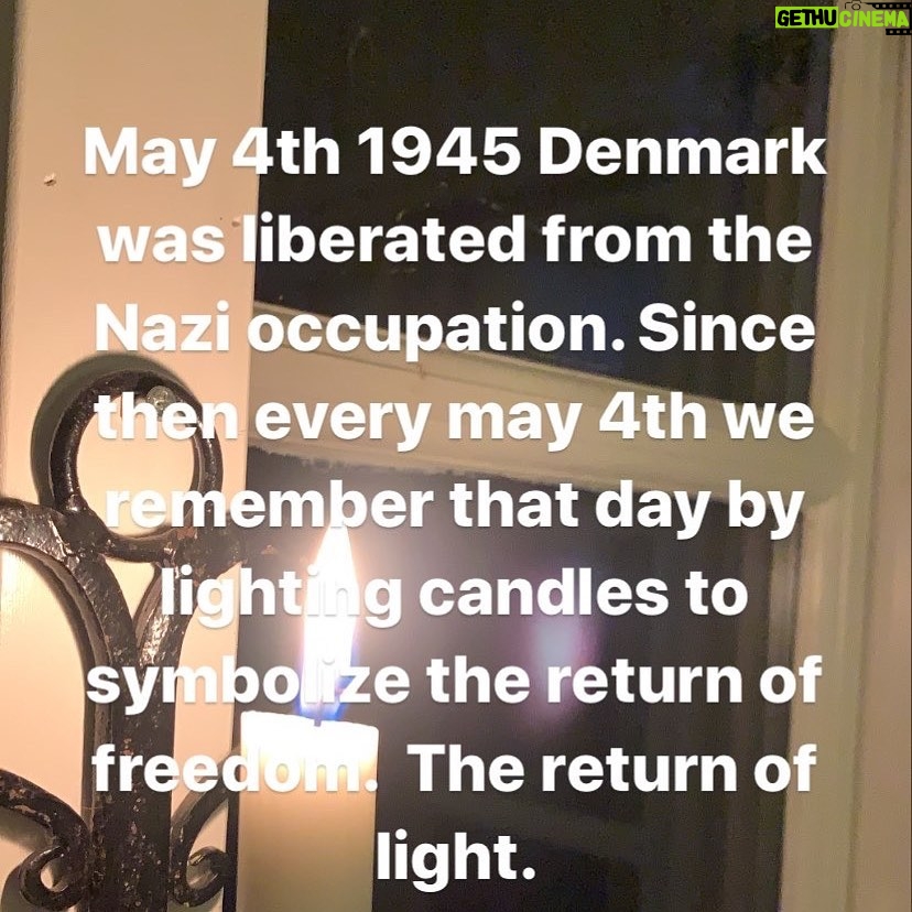 Nikolaj Coster-Waldau Instagram - Today we remember and are grateful for the people who stood up and defended our freedom and democracy against the Nazi tyranny. May 4th 1945 ended the darkest years in Denmark.