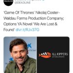 Nikolaj Coster-Waldau Instagram - If its on Twitter it must be true. And it is. So excited and grateful to be starting ill kippers with Joe Derrick and Jeff Chassen.