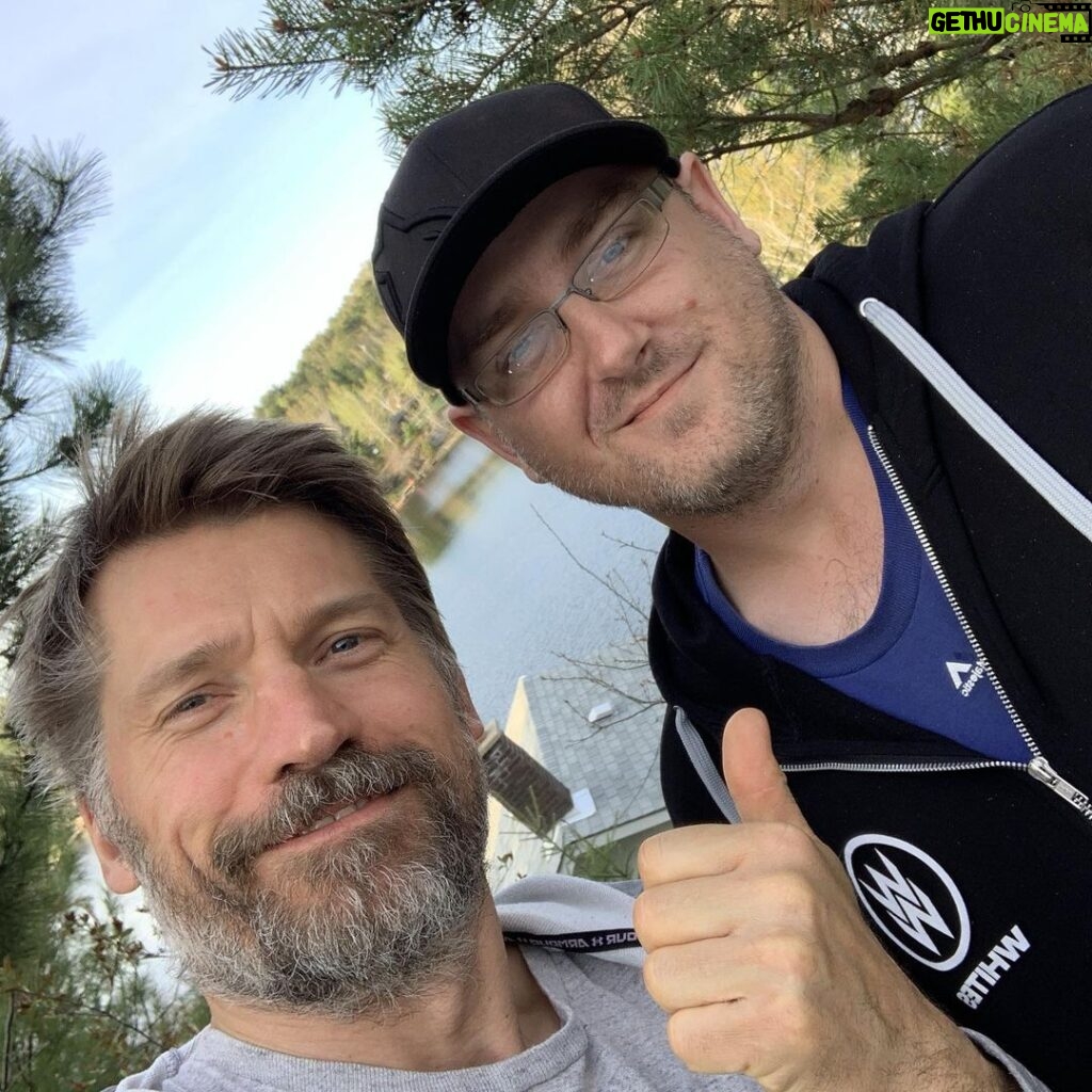 Nikolaj Coster-Waldau Instagram - This is @lukeauger . He is cool. From Sudbury. And he is trying to avoid playing fussball with me. Claims he is the undisputed fussball champ of Sudbury. Apprently there are no tables left in all of sudbury. So. Please. If you are in Sudbury and have access to a table. Contact Luke!
