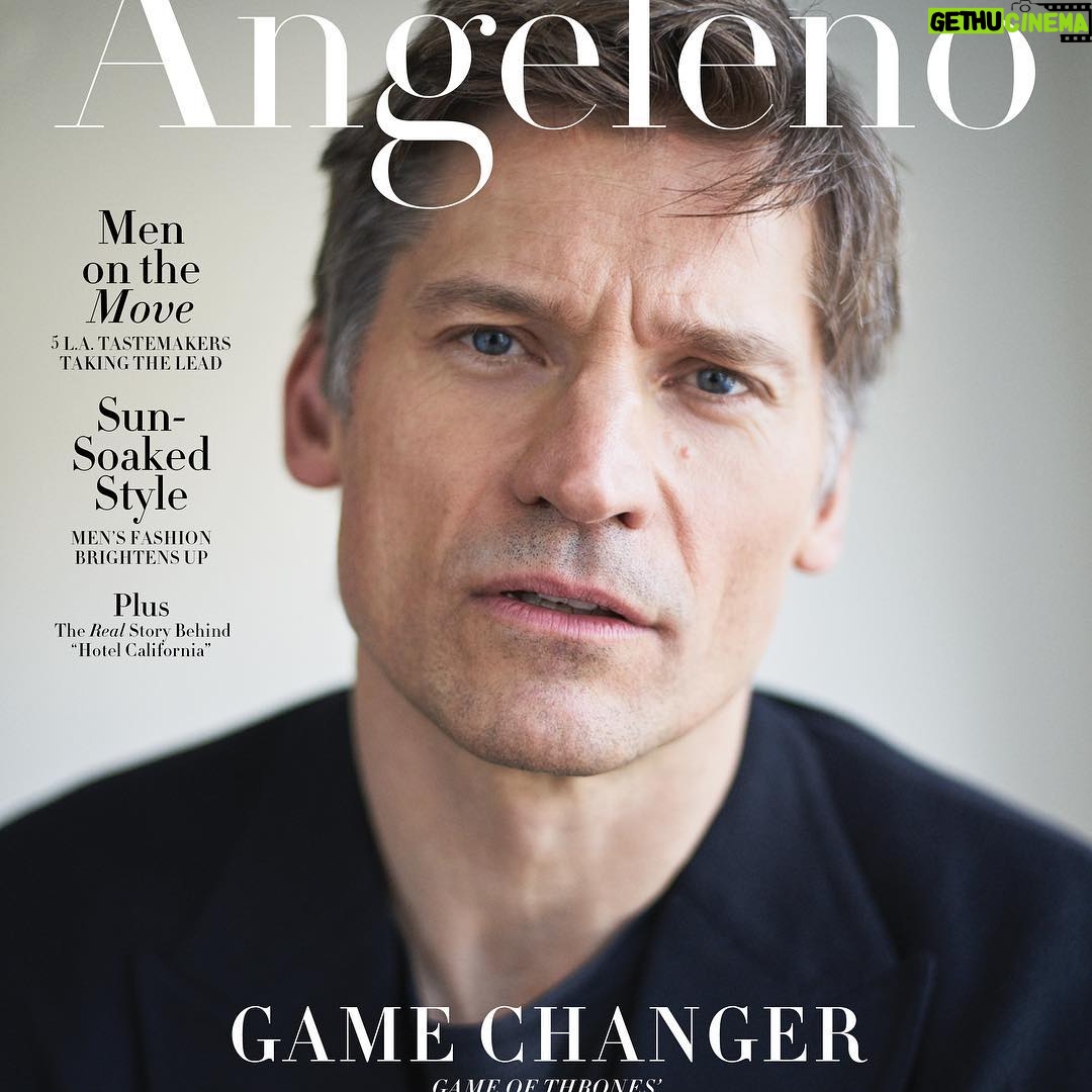 Nikolaj Coster-Waldau Instagram - Thanks to @angelenomagazine for inviting me to a really nice chat about thrones and stuff :-) #gameofthrones #onemonthtoday